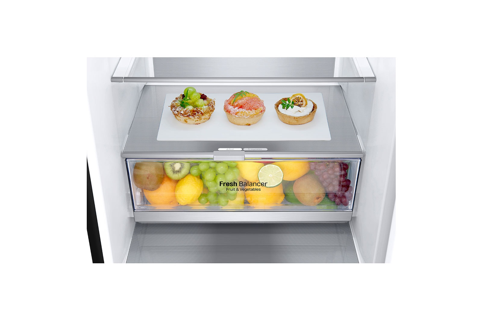 LG Tall Fridge Freezer | 384L | GBB72MCVBN | Matte Black, GBB72MCVBN