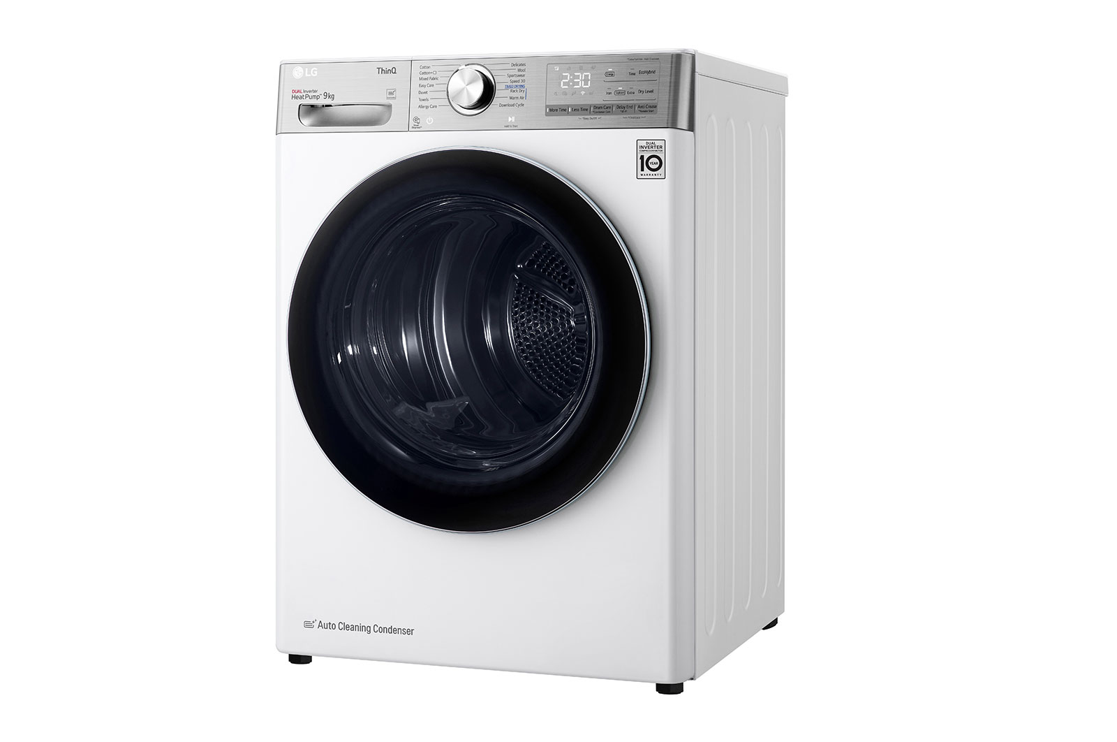 LG Eco Hybrid™ Heat Pump Tumble Dryer | 9kg | A+++ | White, FDV1109W