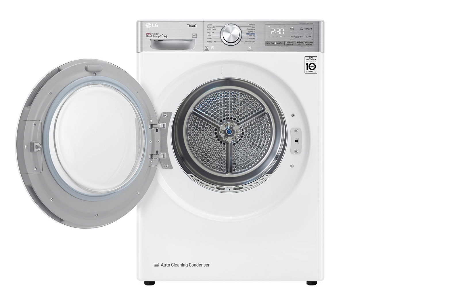 LG Eco Hybrid™ Heat Pump Tumble Dryer | 9kg | A+++ | White, FDV1109W