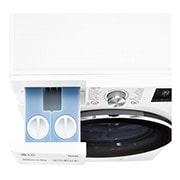 LG WiFi connected | 9kg | Washing Machine | 1560 rpm | Auto Dose | AI DD™ | Direct Drive™ | Steam™ | TurboWash™360 | White, F6V909WTSA