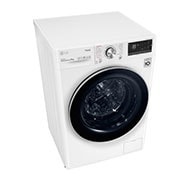 LG WiFi connected | 9kg | Washing Machine | 1560 rpm | Auto Dose | AI DD™ | Direct Drive™ | Steam™ | TurboWash™360 | White, F6V909WTSA