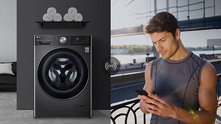 Smart Laundry with WiFi Connection and Control – LG ThinQ™ App